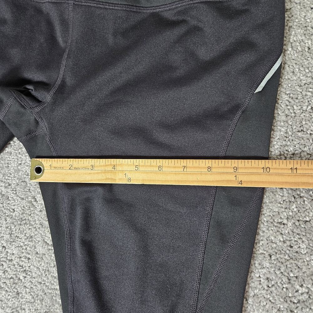 Athleta Leggings Women's Large Black Reflectors Running Gym Yoga Loungewear - Picture 8 of 10